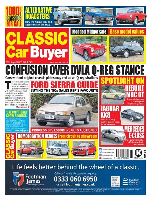 Kelsey Publishing Ltd作のClassic Car Buyerの作品詳細 - 貸出可能